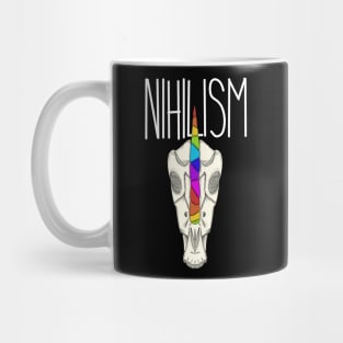 Nihilistic Unicorn Skull Mug